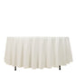 108" Ivory Scuba Round Tablecloth, Wrinkle Free Polyester Tablecloth