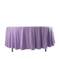 108" Lavender Lilac Scuba Round Tablecloth, Wrinkle Free Polyester Tablecloth
