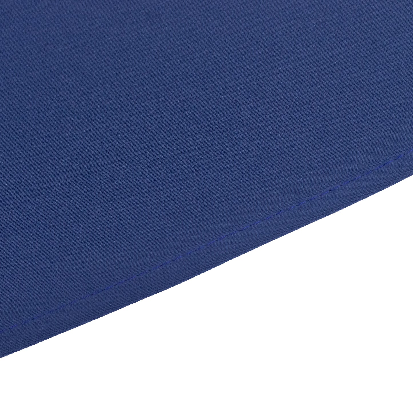 108" Navy Blue Premium Scuba Round Tablecloth, Wrinkle Free Polyester Tablecloth