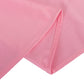 108" Pink Scuba Round Tablecloth, Wrinkle Free Polyester Tablecloth