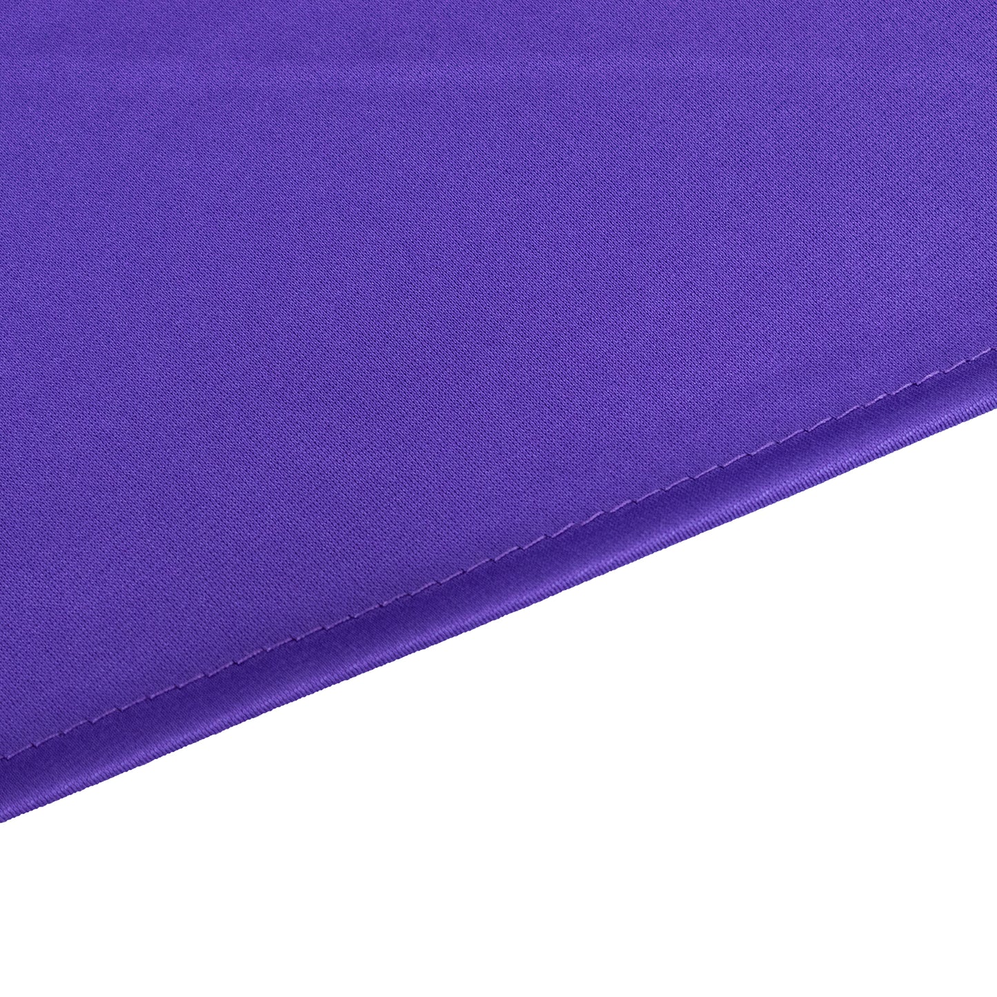 108" Purple Premium Scuba Round Tablecloth, Wrinkle Free Polyester Tablecloth