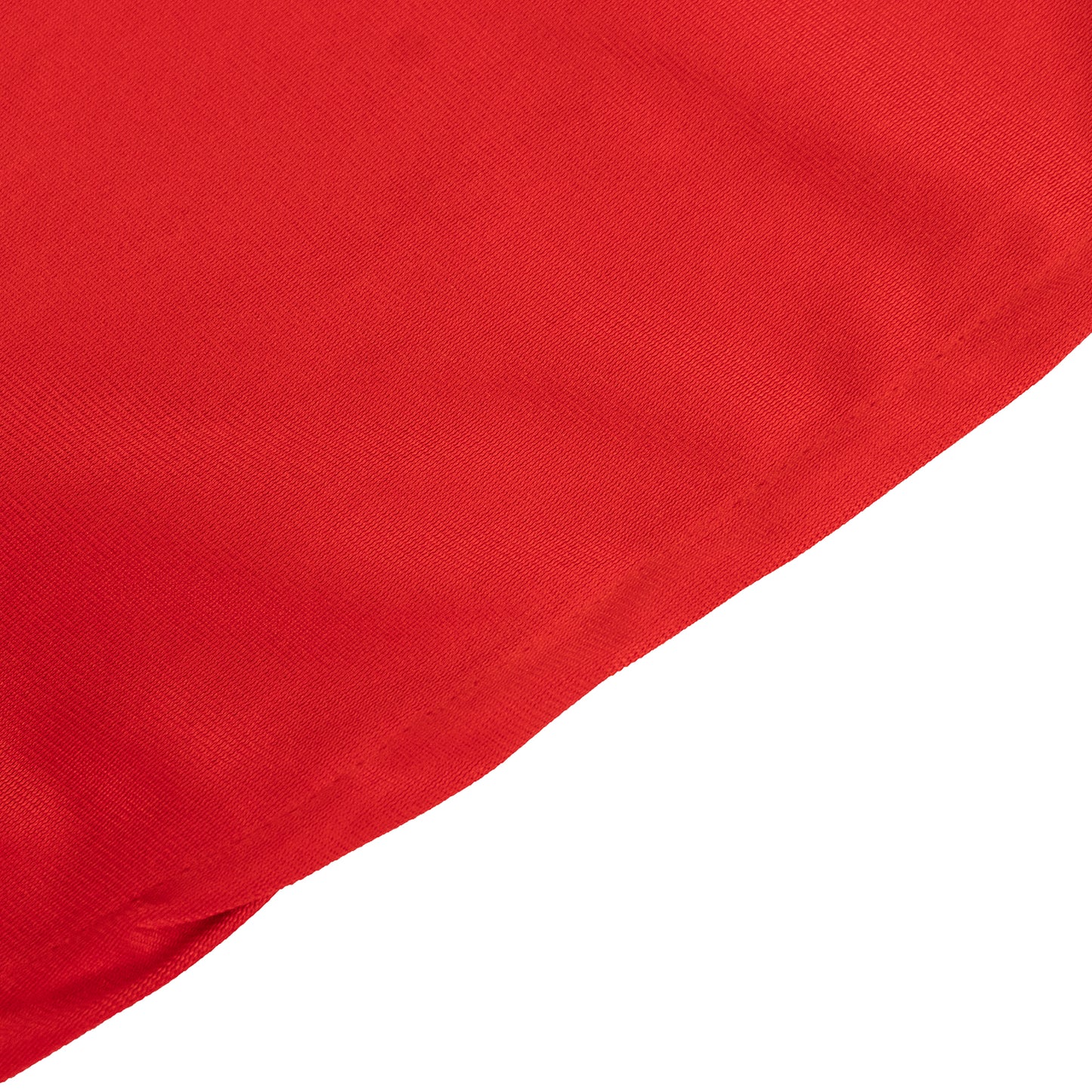 108" Red Premium Scuba Round Tablecloth, Wrinkle Free Polyester Tablecloth