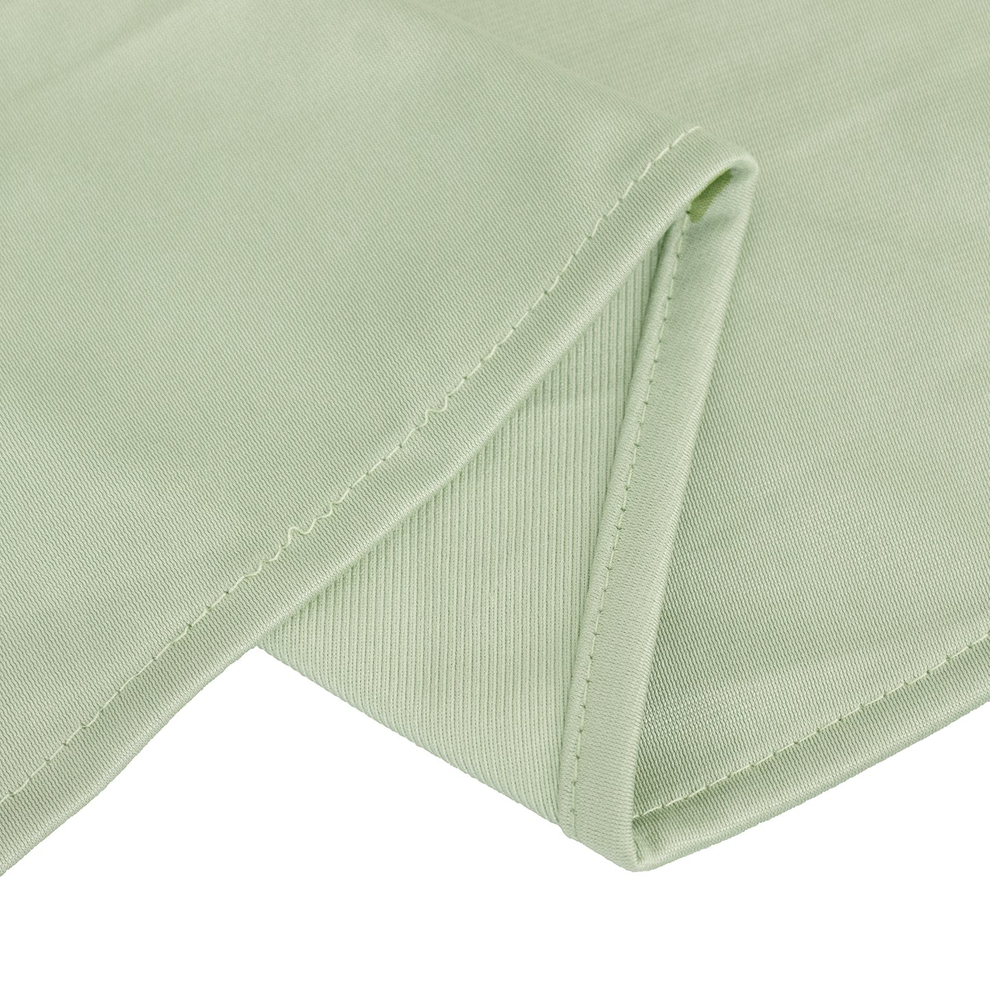 108" Sage Green Scuba Round Tablecloth, Wrinkle Free Polyester Tablecloth