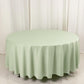 108" Sage Green Scuba Round Tablecloth, Wrinkle Free Polyester Tablecloth
