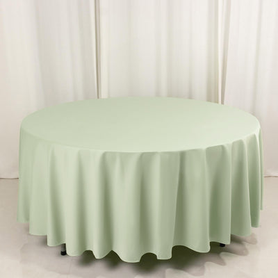 108" Sage Green Premium Scuba Fabric Table Cloth