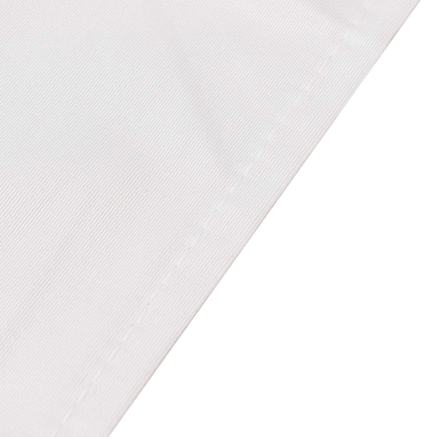 108" White Premium Scuba Round Tablecloth, Wrinkle Free Polyester Tablecloth