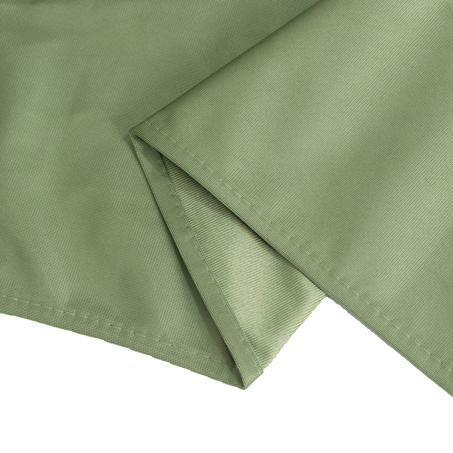 120" Dusty Sage Green Premium Scuba Wrinkle Free Round Tablecloth, Seamless Scuba Polyester Tablecloth