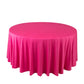 Scuba Round 120" Tablecloth Fuchsia - Wrinkle Free & Stain Resistant Seamless Table Cover