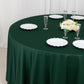 120" Hunter Emerald Green Scuba Wrinkle Free Round Tablecloth, Seamless Scuba Polyester Tablecloth