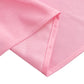 120" Pink Scuba Wrinkle Free Round Tablecloth, Seamless Scuba Polyester Tablecloth for 5 Foot Table With Floor-Length Drop