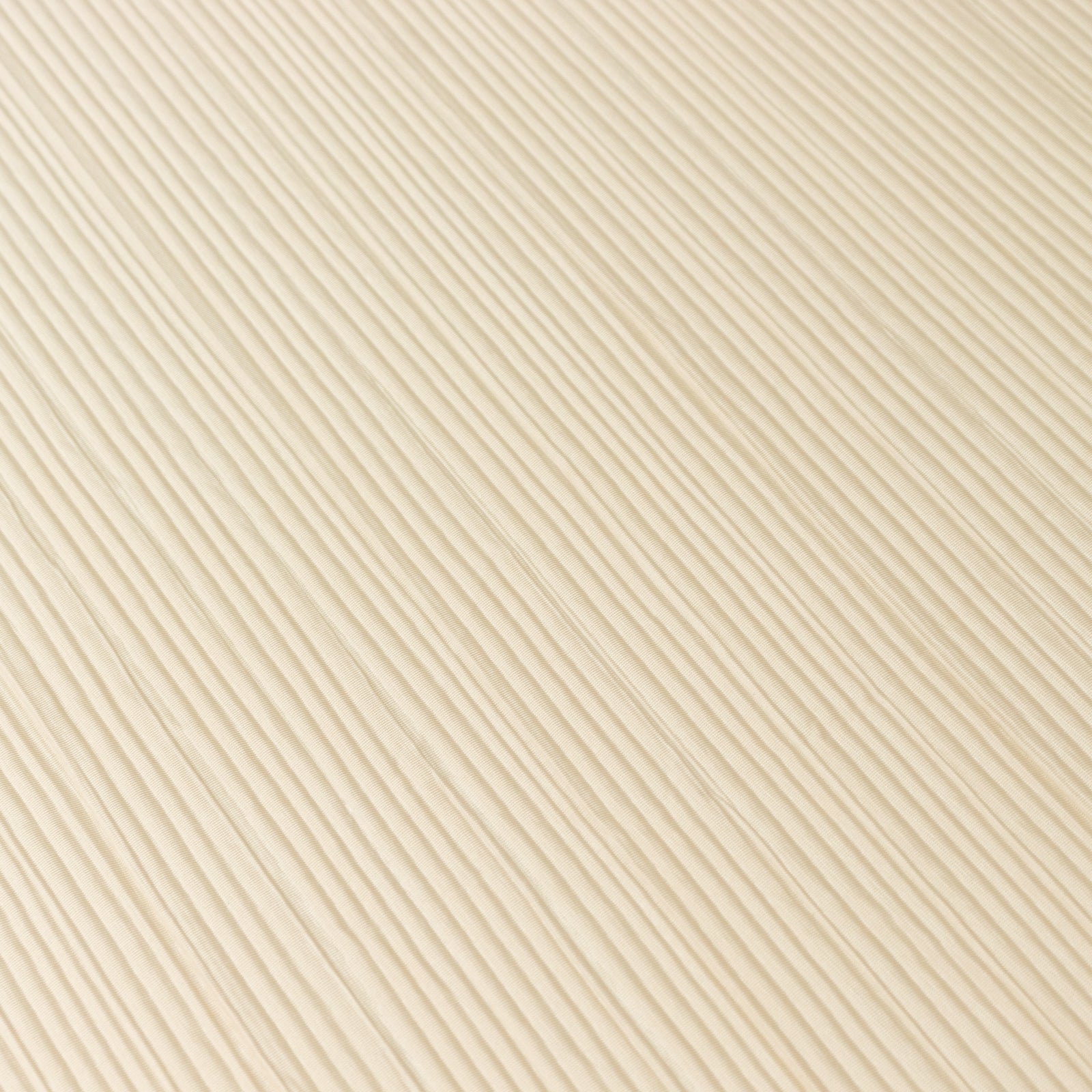 Beige accordion pleated tablecloth, wrinkle-free and stain-resistant. #whtbkgd