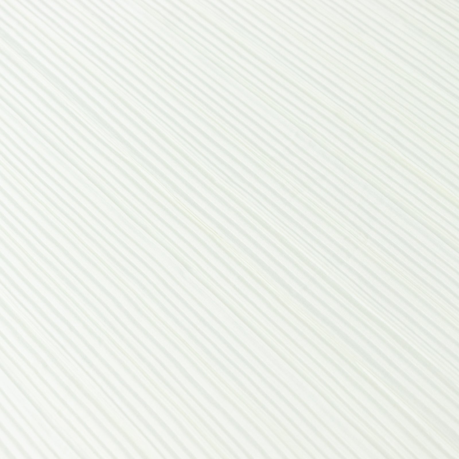 Ivory accordion pleated scuba tablecloth, 120" round, wrinkle-free and stain-resistant. #whtbkgd