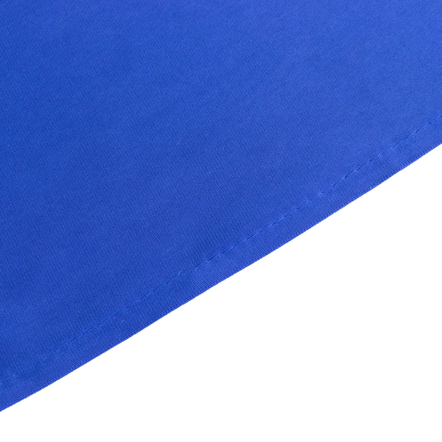 120" Royal Blue Premium Scuba Wrinkle Free Round Tablecloth, Seamless Scuba Polyester Tablecloth