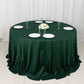 132" Hunter Emerald Green Scuba Wrinkle Free Round Tablecloth, Seamless Scuba Polyester Tablecloth