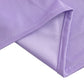 132" Lavender Lilac Scuba Wrinkle Free Round Tablecloth, Seamless Scuba Polyester Tablecloth for 6 Foot Table With Floor-Length Drop