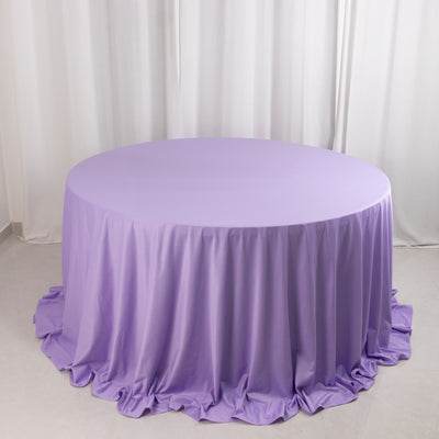 Elegant Wrinkle-Free Lavender Scuba Tablecloth