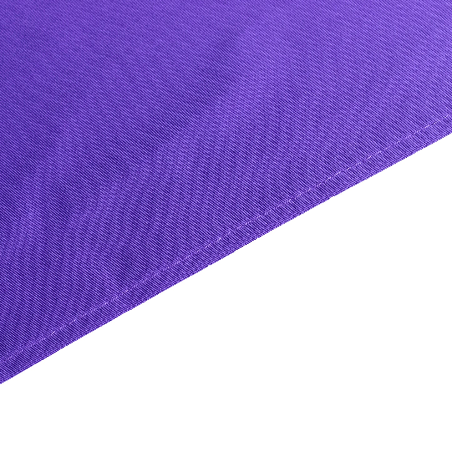 132" Purple Premium Scuba Wrinkle Free Round Tablecloth, Seamless Scuba Polyester Tablecloth