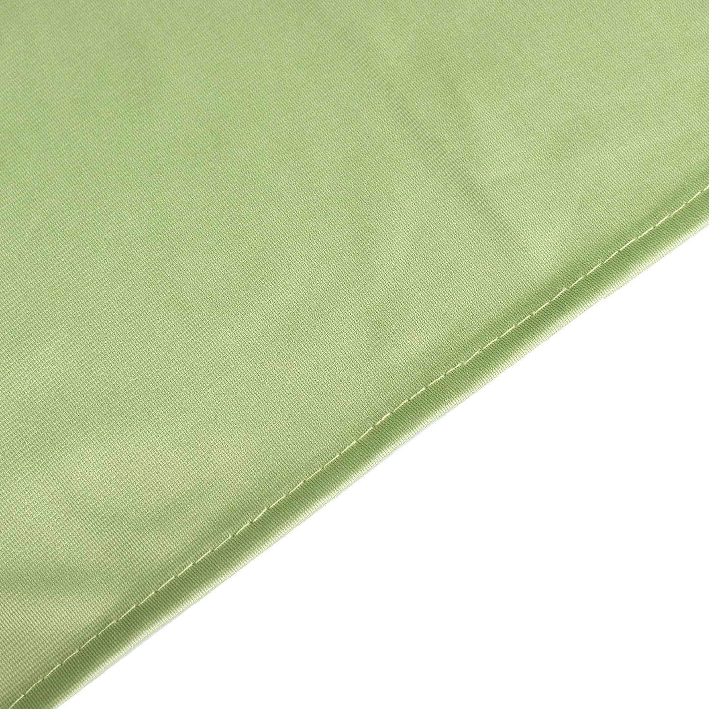 132" Sage Green Premium Scuba Wrinkle Free Round Tablecloth, Seamless Scuba Polyester Tablecloth