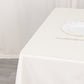 54" Ivory Scuba Wrinkle Free Square Tablecloth, Scuba Polyester Tablecloth