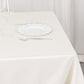 54" Ivory Scuba Wrinkle Free Square Table Overlay, Scuba Polyester Table Topper