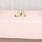 60"x102" Blush Scuba Wrinkle Free Rectangular Tablecloth, Scuba Polyester Tablecloth