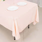 60"x102" Blush Scuba Wrinkle Free Rectangular Tablecloth, Scuba Polyester Tablecloth