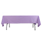 60"x102" Lavender Lilac Scuba Wrinkle Free Rectangular Tablecloth, Scuba Polyester Tablecloth