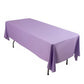 60"x102" Lavender Lilac Scuba Wrinkle Free Rectangular Tablecloth, Scuba Polyester Tablecloth