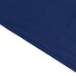 60"x102" Navy Blue Scuba Wrinkle Free Rectangular Tablecloth, Scuba Polyester Tablecloth