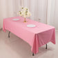 60"x102" Pink Scuba Wrinkle Free Rectangular Tablecloth, Scuba Polyester Tablecloth