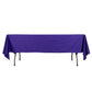 60"x102" Purple Scuba Wrinkle Free Rectangular Tablecloth, Scuba Polyester Tablecloth