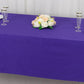 60"x102" Purple Scuba Wrinkle Free Rectangular Tablecloth, Scuba Polyester Tablecloth