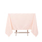 70" Blush Scuba Wrinkle Free Square Tablecloth, Scuba Polyester Tablecloth
