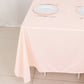 70" Blush Scuba Wrinkle Free Square Tablecloth, Scuba Polyester Tablecloth