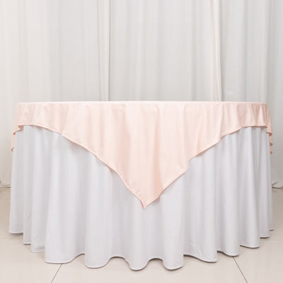 Effortless Elegance with Blush Scuba Overlay