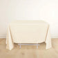 70" Beige Scuba Wrinkle Free Square Tablecloth, Scuba Polyester Tablecloth