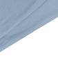 70" Dusty Blue Scuba Wrinkle Free Square Table Overlay, Scuba Polyester Table Topper