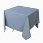 70" Dusty Blue Scuba Wrinkle Free Square Tablecloth, Scuba Polyester Tablecloth