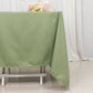 70" Dusty Sage Green Scuba Wrinkle Free Square Tablecloth, Scuba Polyester Tablecloth
