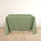 70" Dusty Sage Green Scuba Wrinkle Free Square Tablecloth, Scuba Polyester Tablecloth