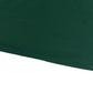 70" Hunter Emerald Green Scuba Wrinkle Free Square Table Overlay, Scuba Polyester Table Topper