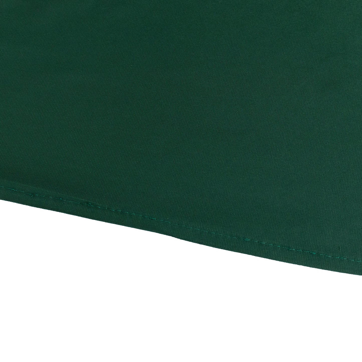 70" Hunter Emerald Green Premium Scuba Wrinkle Free Square Table Overlay, Scuba Polyester Table Topper