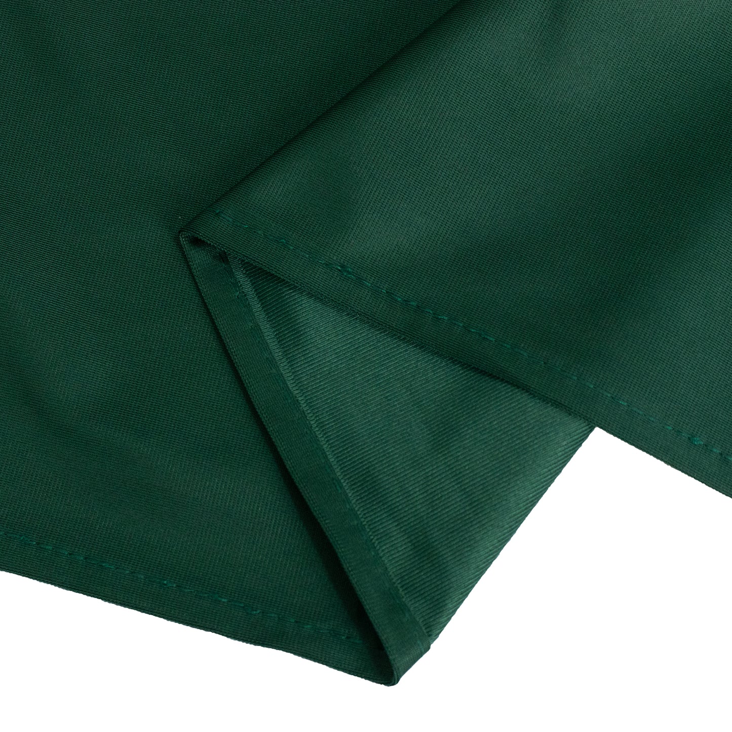 70" Hunter Emerald Green Premium Scuba Wrinkle Free Square Table Overlay, Scuba Polyester Table Topper