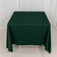 70" Hunter Emerald Green Scuba Wrinkle Free Square Tablecloth, Scuba Polyester Tablecloth