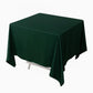 70" Hunter Emerald Green Scuba Wrinkle Free Square Tablecloth, Scuba Polyester Tablecloth