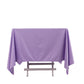 70" Lavender Scuba Wrinkle Free Square Tablecloth, Lilac Scuba Polyester Tablecloth