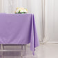 70" Lavender Scuba Wrinkle Free Square Tablecloth, Lilac Scuba Polyester Tablecloth