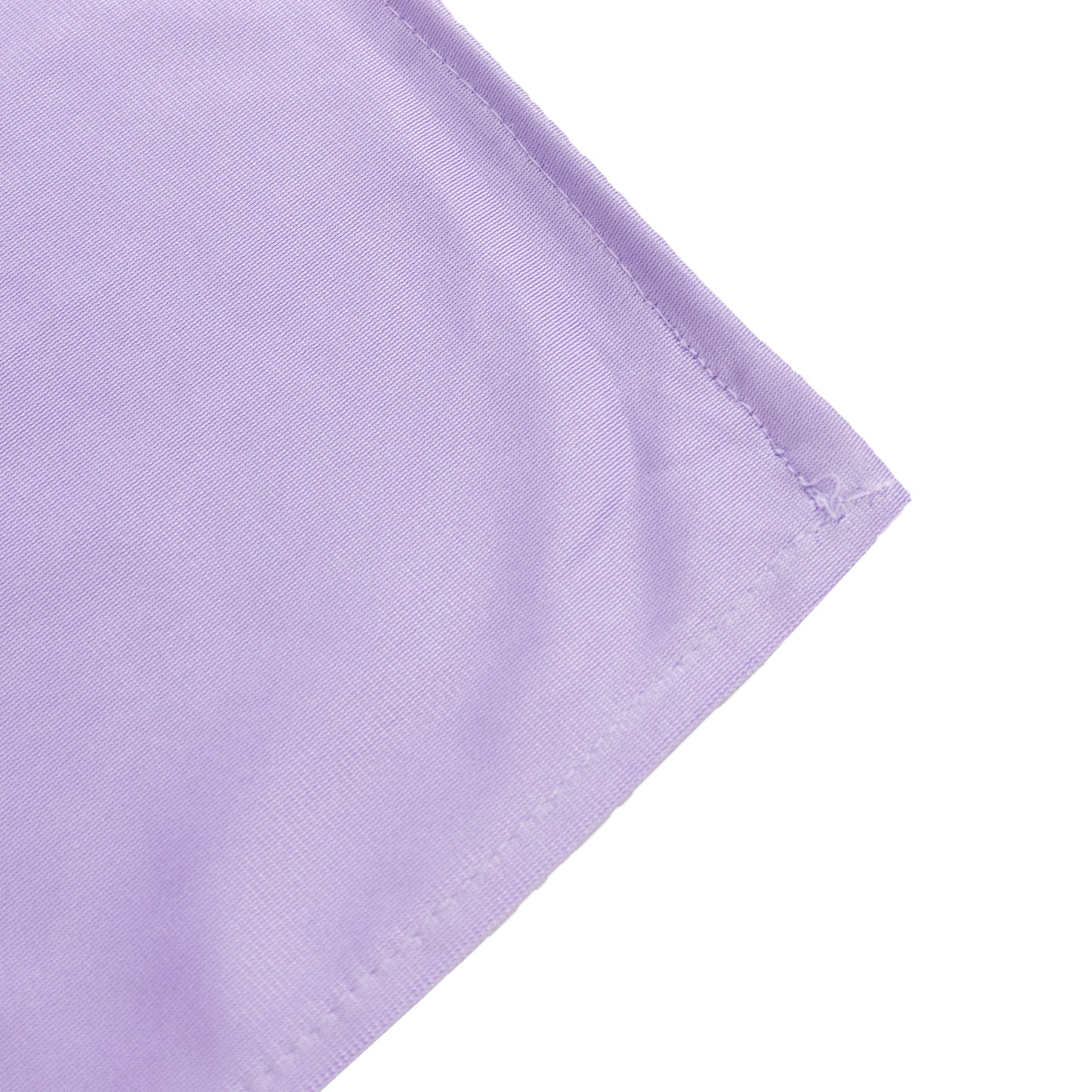 70" Lavender Premium Scuba Wrinkle Free Square Table Overlay, Lilac Scuba Polyester Table Topper