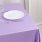 70" Lavender Scuba Wrinkle Free Square Tablecloth, Lilac Scuba Polyester Tablecloth