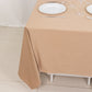 70" Nude Scuba Wrinkle Free Square Tablecloth, Scuba Polyester Tablecloth